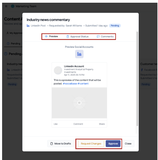 Screenshot: Agency Settings