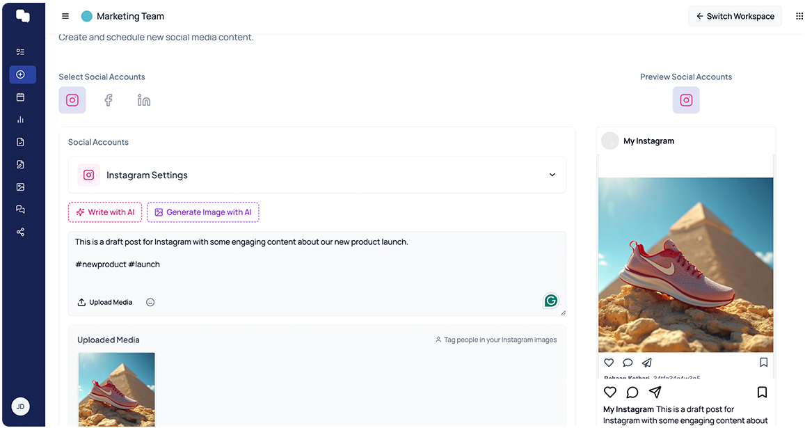 Screenshot: Agency Settings
